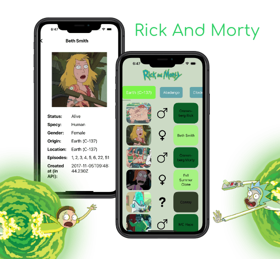 Rick and Morty App